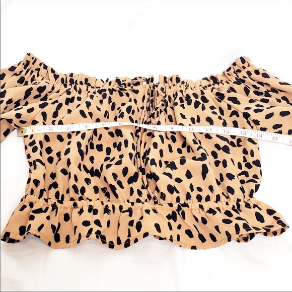 *SOLD* Forever 21 Animal Print Crop Top - Picture 6 of 7